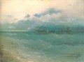 荒海の日の出の船 1871 ロマンチックなイワン・アイヴァゾフスキー ロシア